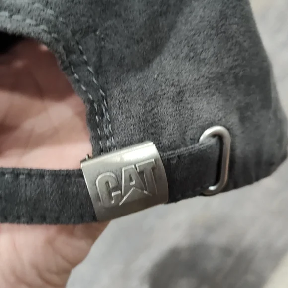 CAT Caterpillar Logo Baseball Hat - Cap -Graphite Gray - Adjustable - 0S - Picture 5 of 7